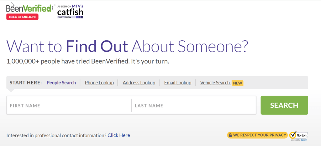 BeenVerified website